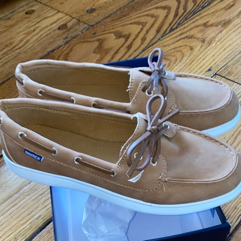 Nautica Light Brown Boat Shoes